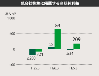 親会社株主に帰属する当期純利益